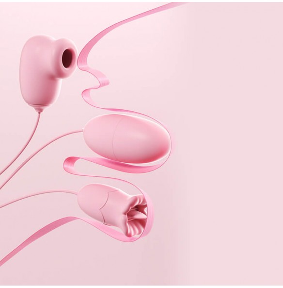 MizzZee - Climax 3-Way Vibrating Eggs (USB Power Supply - Pink) MizzZee - Climax 3-Way Vibrating Eggs (USB Power Supply - Pink)